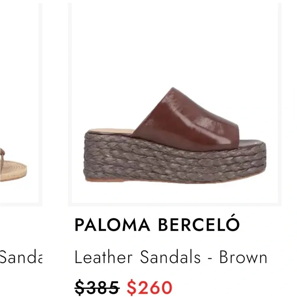 Free People x Paloma Barcelo Sandals Size EU 38 or US 7 NWT